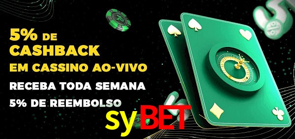 Promoções do cassino ao Vivo sybet